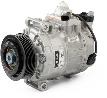 DENSO Compresseur de climatisation (Référence DCP32070) pour la climatisation du véhicule – Qualité OE, remplacement direct, performance fiable, refroidissement efficace, faible charge moteur | Compatible avec: VW AMAROK, AMAROK Pritsche/Fahrgestell, MULTIVAN T5, TRANSPORTER T5 Bus, TRANSPORTER T5 Kasten