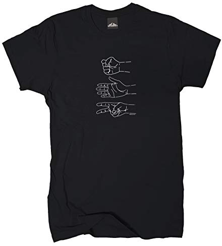 Wolkenbruch® T-Shirt Stein, Schere, Papier, Schnick Schnack Schnuck vers. Farben Gr.M bis XXXXXL