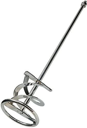 KOTARBAU® Mélangeur de mortier en spirale - 120 mm - Filetage M14 - Pour ciment, plâtre, couleurs - Panier mélangeur - Mélangeur rond - Mélangeur de couleur - Mélangeur de couleur - Mélangeur de