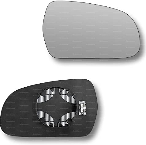 Less4spares Replacement Wing Mirror Glass Right Compatible with Audi A5 2009-2016 CLIP-ON Driver Off side Heated Convex