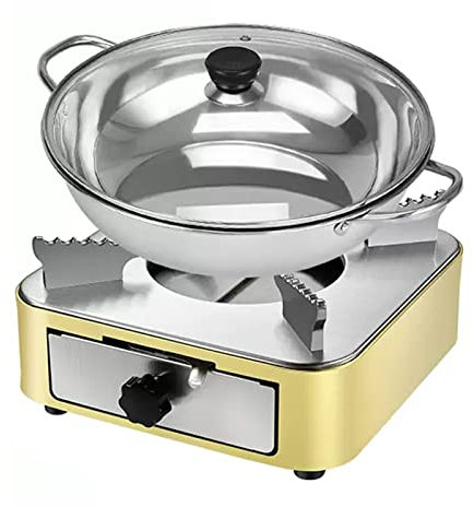 DOZPAL Tragbarer Minikocher Camping-Alkoholkocher Leichter Spirituskocher mit Brennstoffbox im Schubladenstil für Picknick, Reisen, Bergsteigen, Angeln, Einstellung der Feuerkraft,32cm