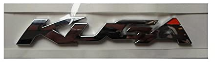 INPETS Etiqueta engomada del Emblema de la Insignia de Las Letras del número Trasero del Tronco del Coche del ABS Cromado Compatible con Ford Compatible con Kuga