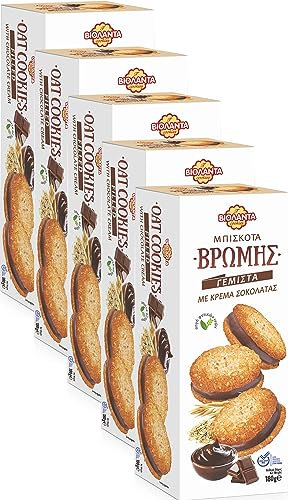 Cookies Doppelkekse gefüllte Hafer-Kekse mit Schokoladen-Creme 900g aus Griechenland