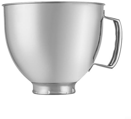 CWOQOCW Stainless Steel Mixing Bowl Stand Mixers for K-itch*enaid 4.5QT/5QT For K45SS, KSM75, KSM150, KSM152, KSM165, KSM100, KSM95 For Baking Cooking Kitchen Serving