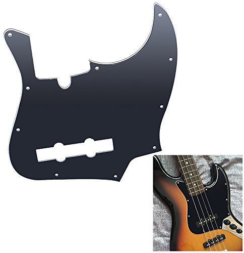 COMETX 10-Loch JB Bass Pickguard 10 Löcher JB Bass Pickguard Pick Guards für Scratch Plate Standard für Jazz Bass TAGIMA JB 3Ply PVC Build