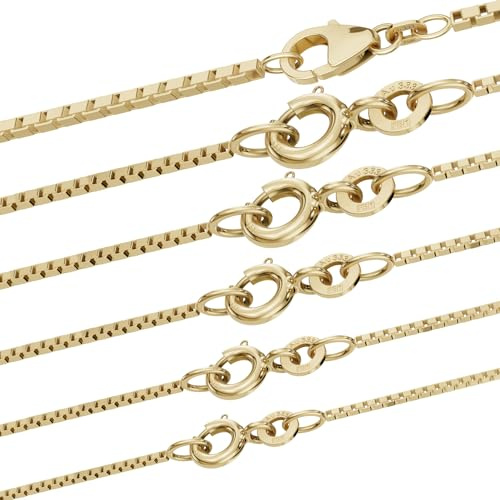 hoplo holzenplotz Edle Venezianerkette Halskette - 333-8 Karat Gold Juwelier Qualität