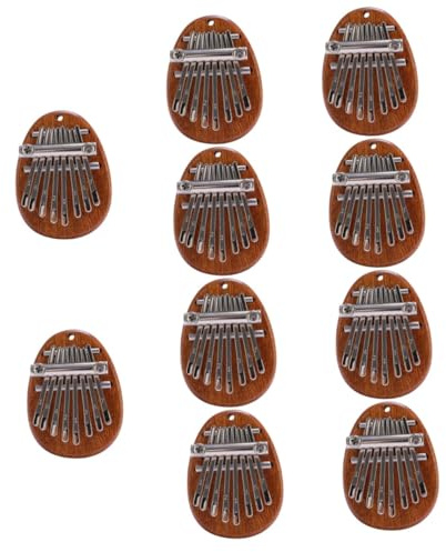 BESTonZON 10 Pezzi 8 Mini Pollice Pianoforte 8 Toni Carino Pollice Pianoforte Pollice Kalimba 8 Tasti Pollice Pianoforte Bambini Strumenti Musicali Bambini Pianoforte Fornitura Di Strumenti