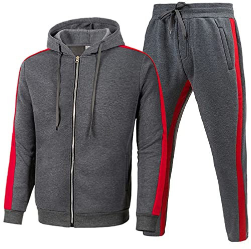 Männer Frauen Sport Anzug Winter Freizeit einfarbige Kapuzenpullover Hosen mit Quasten Sportanzug Kostüm Herren Anzug Blau