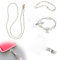 Cadena De Perla Para Teléfono Móvil, 3 PCS Perla Colgante para Movil, Colgante Movil, Colgante Movil Cuello con Lengüetas de Sujeción, Compatible con Casi Todos Los Modelos de Teléfono
