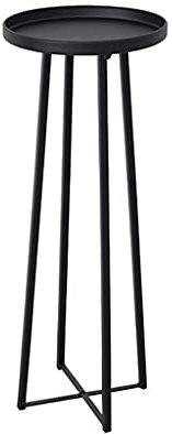 ABBNIA Sofa-Ecktisch, Mini-beweglicher Beistelltisch, Schlafzimmer-Nachttisch, Kleiner runder Tisch, klappbarer Ecktisch, hoffnungsvoll