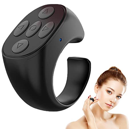 Tourne-Page à Distance, télécommande à Anneau TIK Toks, Anneau de défilement Tiktoks, déclencheur à Distance sans Fil, télécommande sans Fil, pour Les Pages, cliquer, Enregistrement