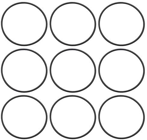 ECSiNG 30 Pezzi O-ring In Gomma Nitrilica Guarnizione Di Tenuta Metrica Guarnizione In Gomma Per Tubo Rubinetto Macchina Automobilistica Riparazione Tubo Idraulico 80x76x3mm Nero