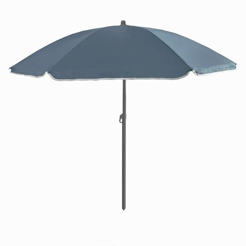 Out There! 2.8m Grey Garden Parasol Umbrella Sun Shelter with Adjustable Height and UPF40+ Protection (Grey)