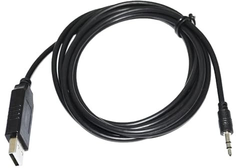 BUTPDYPEP CÂBLE SÉRIE CONVERTISSEUR USB VERS TRS 3,5MM JACK AJ RS232(1.8m)