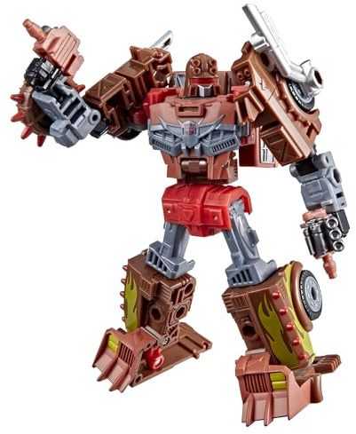 Transformers Age of The Primes Junkion Jalopy, Deluxe Class 5.5-Inch Converting Action Figure, Robot Toys for Ages 8+