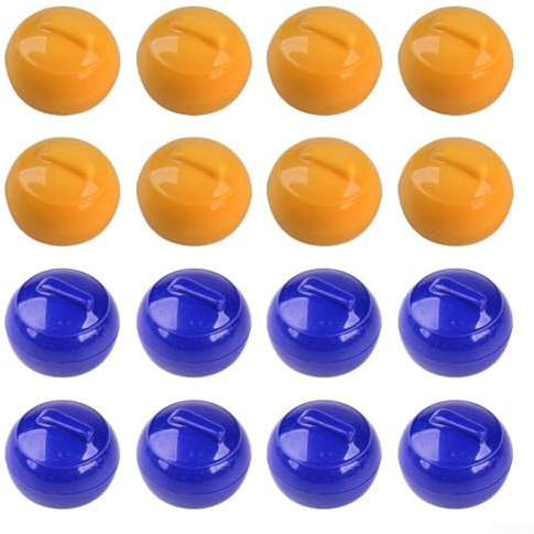 Shuffleboard- und Curling-Spielball-Set, 8-teilig, für Familien-Tischspiele, leichtgängiges Gleiten, PP-Pucks, 2,6 cm Durchmesser, für Kinder und Erwachsene, Indoor-Spiele