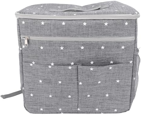 GLOGLOW Bolsa para Cochecito de bebé, Carrito Impermeable para Pañales de bebé de Tela Oxford, Organizador de Gran Capacidad con Correa para el Hombro para Uso en Exteriores