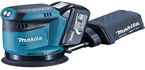 Makita DBO180RFE - Lijadora rotorbital 18V 125mm 3,0 Ah