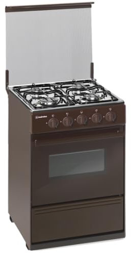 Meireles N 520 B Cooker - Cocina (Independiente, Marrón, Giratorio, 55 L, Gas natural, Mediana)