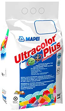 MAPEI Ultracolor Plus Fugenmörtel 5 kg - 114 Anthrazit - Flexibler hydraulisch erhärtender Fugenmörtel