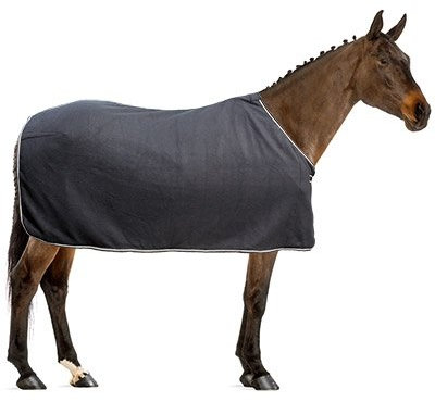 Euroriding Abschwitzdecke Fleece Basic Navy (125cm)