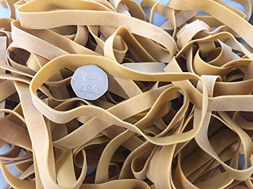 50 x Large Strong Thick 6 x 1/2 Rubber Elastic Bands No.89 152.4mm x 12.7mm