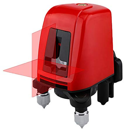 Laser Level, Self-Leveling red Cross Line Laser Horizontal and Vertical Lines Higher Visibility, High-Precision Wall Mount with Highlights, Carrying Pouch