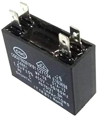 450V 1.5UF Condensador De Funcionamiento De Motor Cuadrado 50 / 60Hz Aire Acondicionado, Ventilador Eléctrico