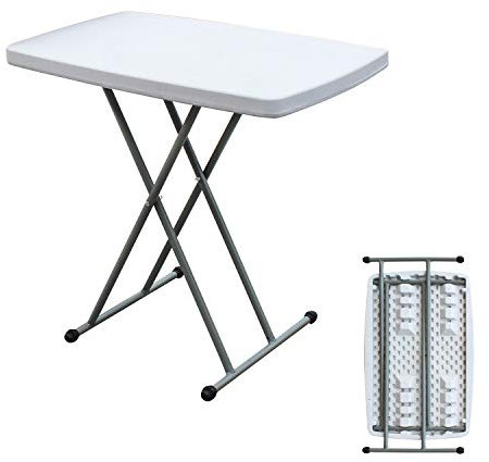 SogesPower Mesas de Picnic de Patio Plegable, Mesa Plegable para Camping y Campamento de Pícnic, Jardín, Patio, Barbacoa 76 * 50 cm