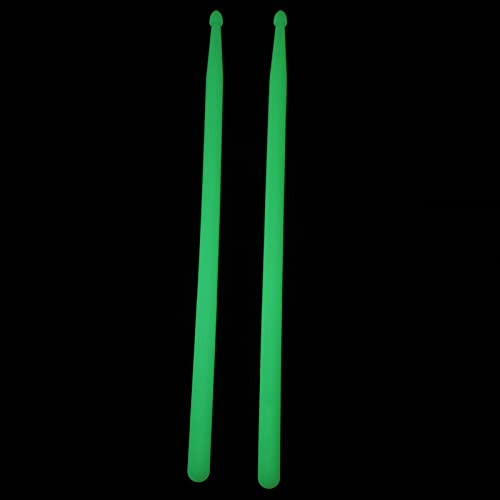 Milisten 2stücke Leuchtende Drumsticks Accessoires für Perkussionsinstrumente Fluoreszierend Grün