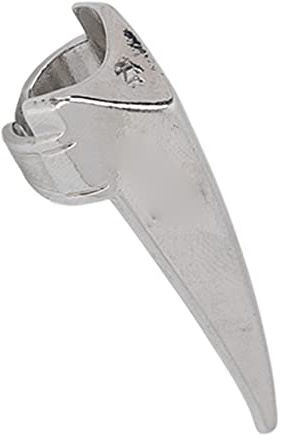 Dioche Herramienta para Separar el Dedo del Cabello, Dedos Anillos para Separar el Cabello Aleación Rastas Trenzas Anillo de Selección Anillos para Seccionar el Cabello Herramientas para el(Plata)