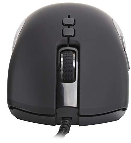 Topiky Souris Filaire USB, Souris D'ordinateur Silencieuse Optique 6400DPI, Souris de Jeu RGB Gamer Filaire RGB Lumineux Design Ergonomique Fournitures Informatiques