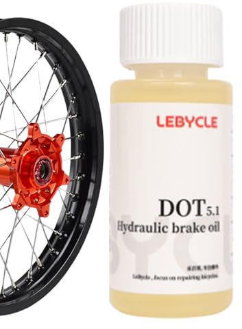 Holdes Bremsflüssigkeit | DOT 5.1 Hydraulikflüssigkeit für stabile Leistung | Fahrradbedarf Bremsöl zum Fahren von Mountainbikes, Tourenrädern, Rennrädern