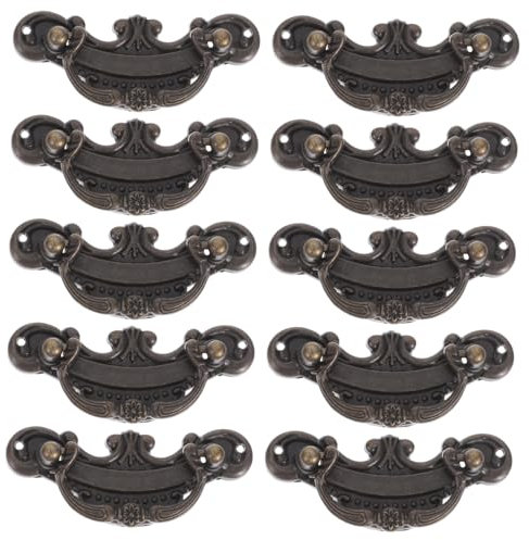Homoyoyo 10pezzi Maniglia Per Porta in Lega Di Zinco Pomello Vintage Per Mobili Maniglie Decorative Per Accessori Per Armadio e Guardaroba