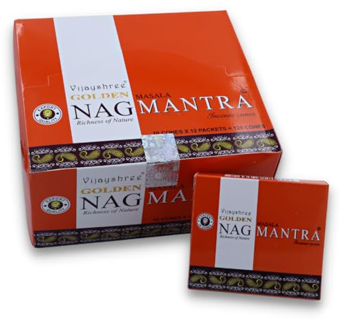 Räucherkegel LAVISA, Meditation, Aromatherapie, Duft, Atmosphäre für Zuhause, Satya, Goloka, Golden Nag