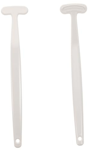 Beavorty 10 Pezzi Pulisci-lingua tongue scraper raschietto lingua spazzolino da denti per adulti strumento multiuso ar raschietto per lingua in metallo spatola in silicone pulisci lingua pp