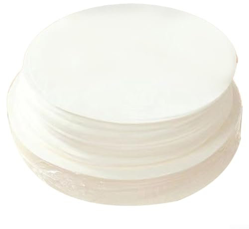 Burger-Papier, rund, für Grillen, Patty-Papier, ölabsorbierendes Papier, Trennung, hochtemperaturbeständig, zum Grillen, Backen, 100 Stück (15 cm)