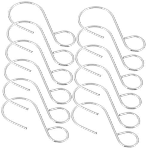 Ganchos S de Fijación para Funda de Asiento de Coche 100 Uds | Acero Recubrimiento de Zinc, Color Plata, para Cojines y Fundas de Asiento Repuesto para Piezas Perdidas o Dañadas