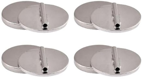 Lot de 4 mini broches convertisseurs en métal sans danger pour écharpe, hijab, châle, épingles à nourrice en tissu fin et épingles à nourrice en argent