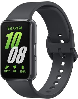 Samsung Galaxy Fit3 Smartwatch, Fitness-Uhr als Fitness Tracker und Aktivitätstracker, Gray, Inkl. 36 Monate Herstellergarantie [Exklusiv bei Amazon]