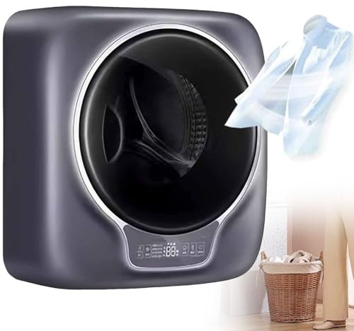 YANDDEA Mini Machines À Laver, Mini Machine À Laver Et Sèche-Linge De 3 Kg, Mini Machine À Laver Compacte À Chargement Frontal Entièrement Automatique for Dortoir dans Les Appartements De Voyage