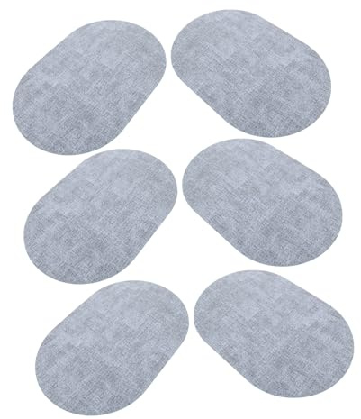 LAPYAPPE 6piezas Manteleras Individuales Aislantes Resistentes Al Calor y Lavables para Cocina y Comedor Robusta y Fácil