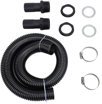 Kit Connettore Tubo per Barile di Pioggia, di Collegamento del Tubo di Pioggia in Plastica, Gestione Efficiente 'acqua per la Raccolta e L'irrigazione, Tubo da 39,4 Pollici
