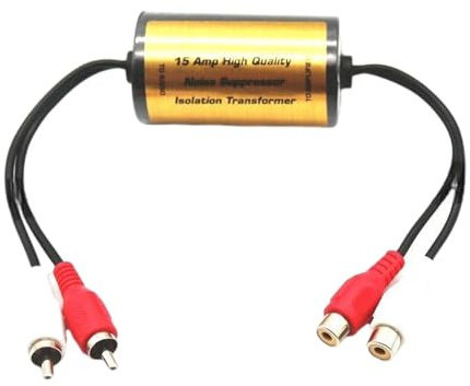 Rdxanc Erdungsgeräuschisolator, Verstärker Geräuschfilter für Autoradio & Heim-Stereoanlage, Isolator, Geräuschunterdrücker