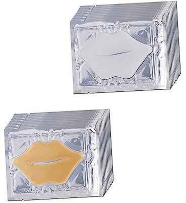 COLLBATH 20pcs Moisturizing Lip Pads Hydrating Lip Skin Masks for Women and Single Use