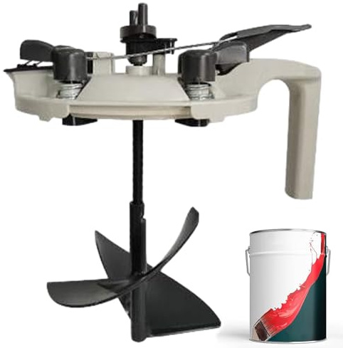 Tapa mezcladora de pintura mate, mezclador de pintura de coche de 1/4 L, dispensador sin, tapa de mezcla de mejor sellado para lata de galón, disolventes y a base de agua