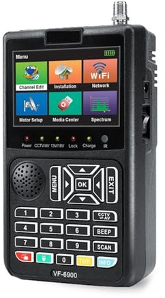 Misuratore di ricerca satellitare VF-6900 for videocamera HD con ricevitore TV satellitare Facile da localizzare(VF-6900)