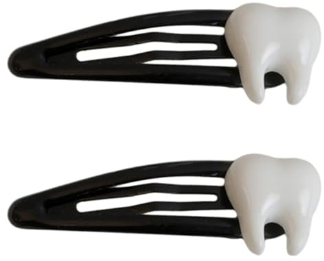 Divertidos pasadores de dientes Y2K para niñas, adornos para flequillo, horquilla para mujeres y niñas, accesorios para la cabeza, pinzas para el pelo para niños