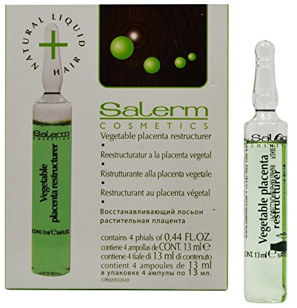 Salerm Vegetable Placenta Restructurer, 4 x .44 oz vials by Salerm