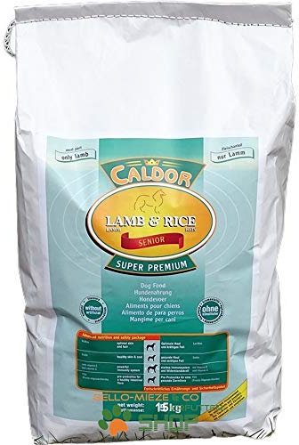 Caldor Senior nur Lamm & Reis | alle Rassen | getreidefrei | 15 kg Sack | Hunde Trockenfutter